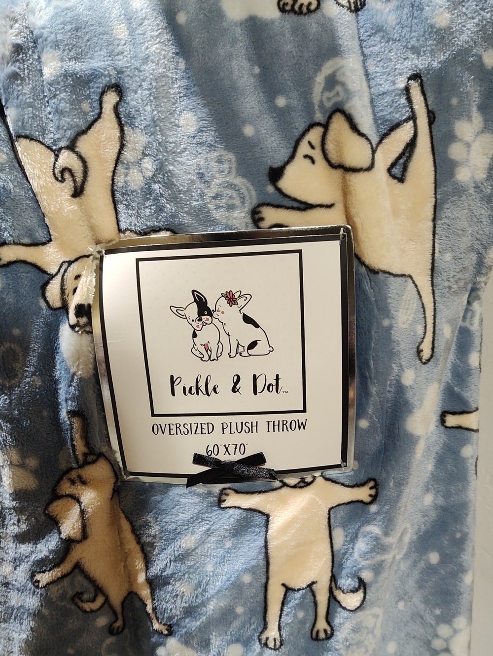 Dog Plush Throw - New